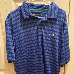 Pebble Beach golf polo. Size Large